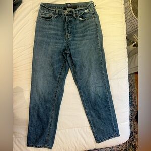 Straight Leg Dark Wash Urban Outfitters Jeans